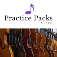 Violin Practice Pack for Martini's Gavotte Online Lessons, 1 year subscription cover